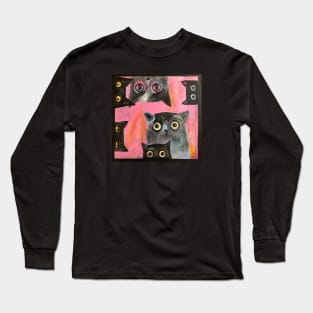 starring cats Long Sleeve T-Shirt